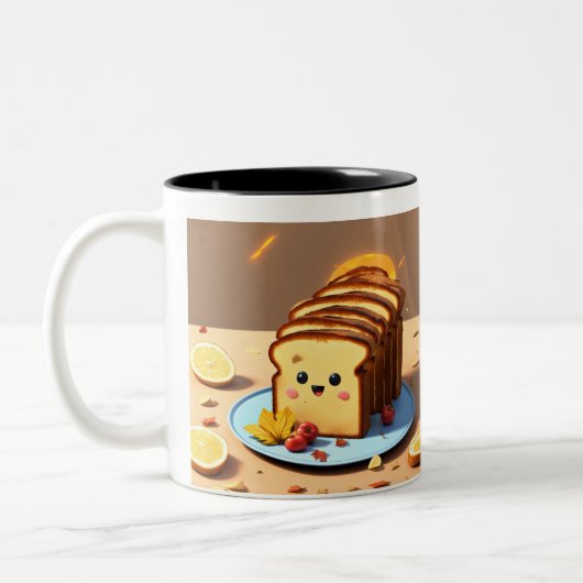 Toasty Designs für Ihre Kaffeepause. ☕ Zweifarbige Tasse (Links)