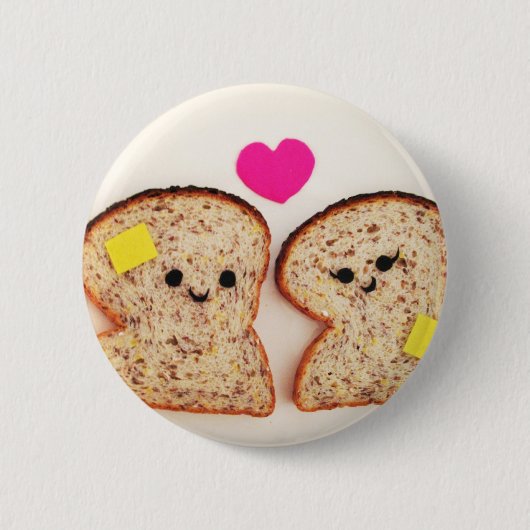 Toasty Liebe Button (Vorderseite)