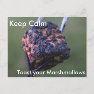 Toasty marshmallows postkarte