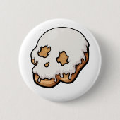 Toath Sweet Skull Doughnut Button (Vorderseite)