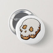 Toath Sweet Skull Doughnut Button (Vorne & Hinten)
