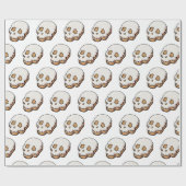Toath Sweet Skull Doughnut Geschenkpapier (Flach)