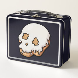 Toath Sweet Skull Doughnut Metall Brotdose