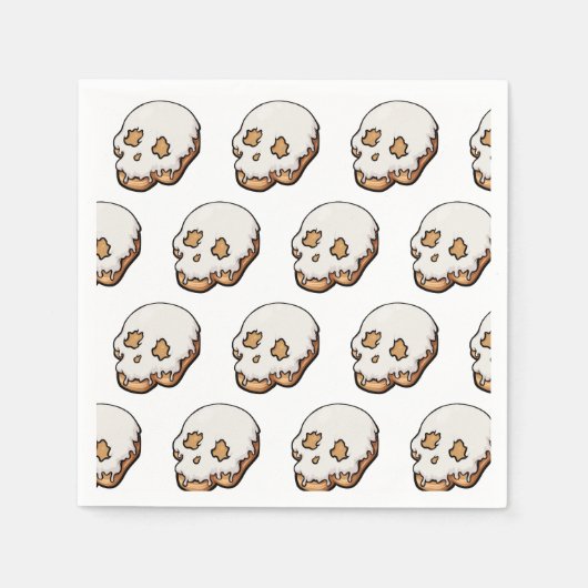 Toath Sweet Skull Doughnut Serviette (Vorderseite)