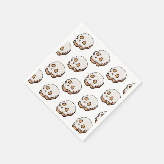 Toath Sweet Skull Doughnut Serviette (Ecke)