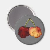 Toathly Sweet Cherry Skull Magnet (Vorderseite/Rückseite)