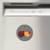 Toathly Sweet Cherry Skull Magnet (In Situ (Geschirrspüler))