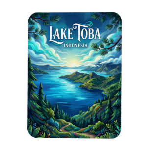 Toba-See Indonesien Magnet