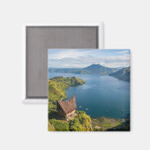 Toba-See Sumatra Indonesien Vulkan Landschaft Magnet (Vorderseite/Rückseite)