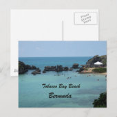 Tobacco Bay Beach, Bermuda Postkarte (Vorne/Hinten)