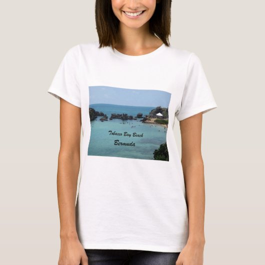 Tobacco Bay Beach, Bermuda T-Shirt (Vorderseite)