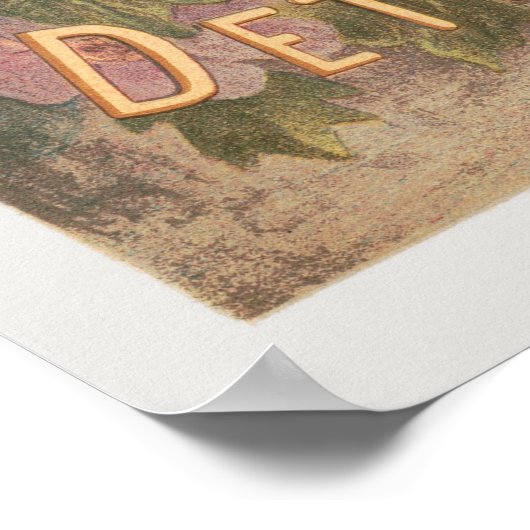 Tobacco Lady Poster (Ecke)