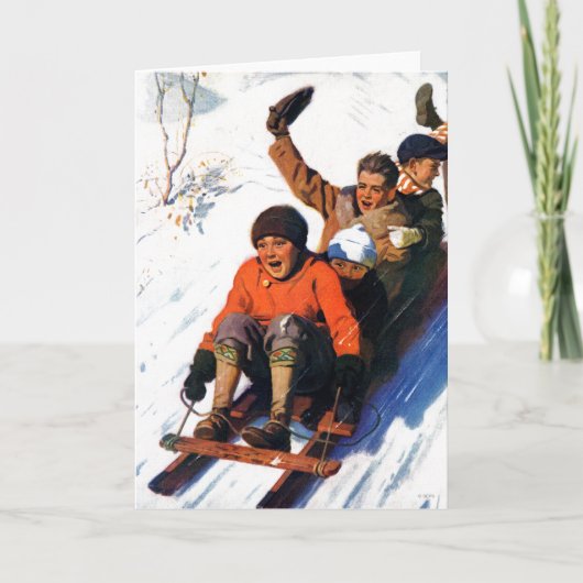 Tobagganing Karte (Vorderseite)