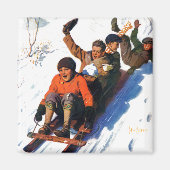 Tobagganing Magnet (Vorne)