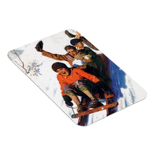 Tobagganing Magnet (Rechte Seite)