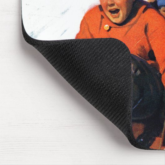 Tobagganing Mousepad (Ecke)