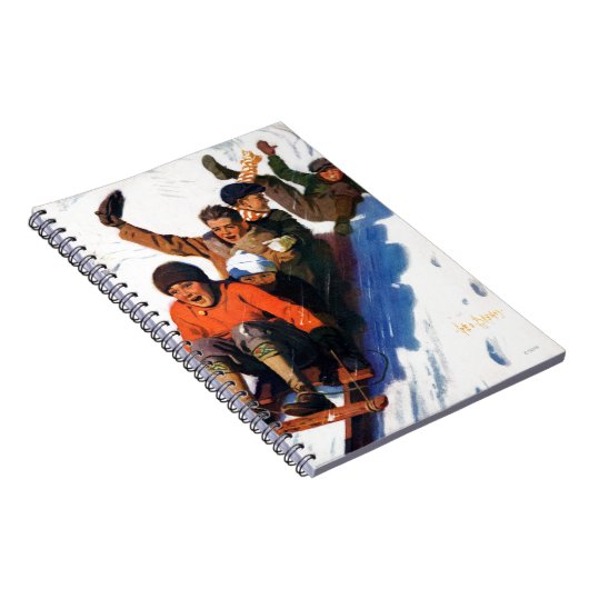 Tobagganing Notizblock (Rechte Seite)