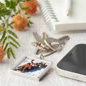 Tobagganing Schlüsselanhänger (Seite)