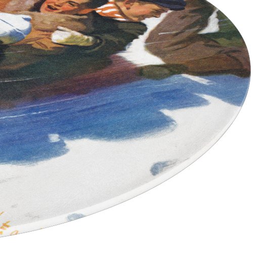 Tobagganing Schneidebrett (Ecke)