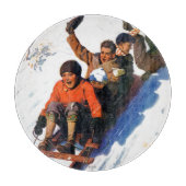 Tobagganing Schneidebrett (Vorderseite)