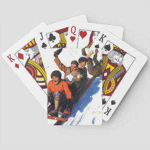 Tobagganing Spielkarten