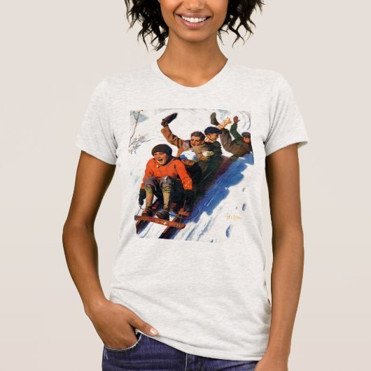 Tobagganing T-Shirt (Vorderseite)