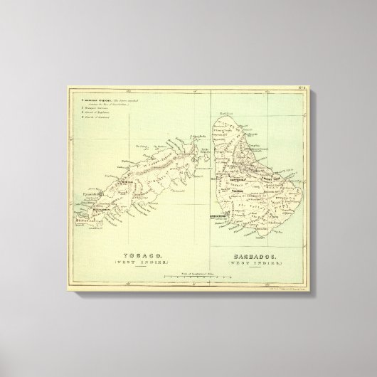 Tobago Barbados Leinwanddruck (Vorderseite)