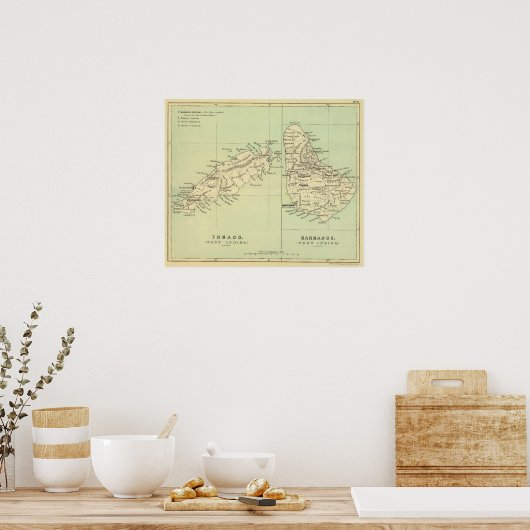 Tobago Barbados Poster (Küche)