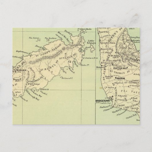 Tobago Barbados Postkarte (Vorderseite)