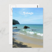 Tobago Beach Postkarte (Vorne/Hinten)