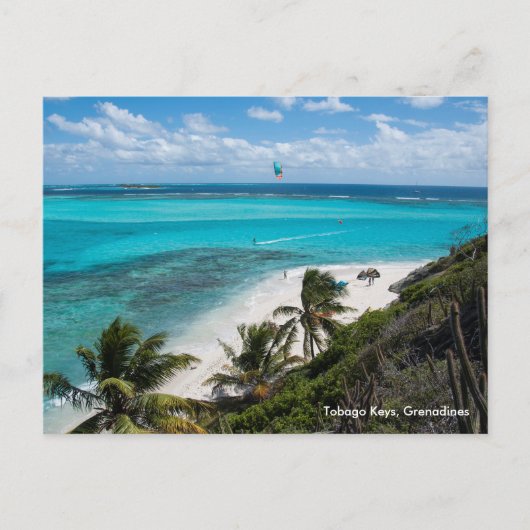 Tobago Keys, Grenadinen Postkarte (Vorderseite)