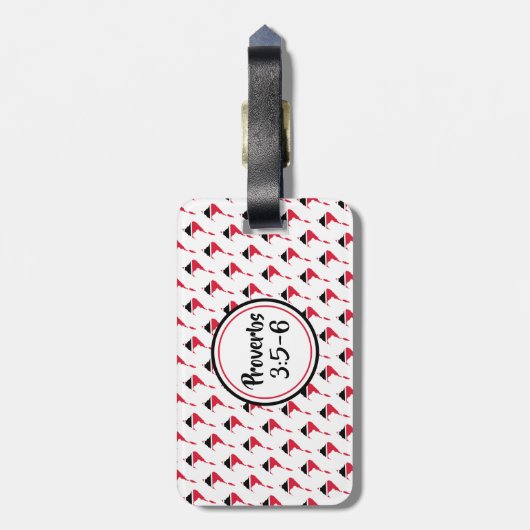 TOBAGO TRINIDAD Vertrauen Lord Sprichwörter Gepäck Gepäckanhänger (Rückseite vertikal)