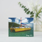 Tobago W.I. Postkarte (Stehend Vorderseite)