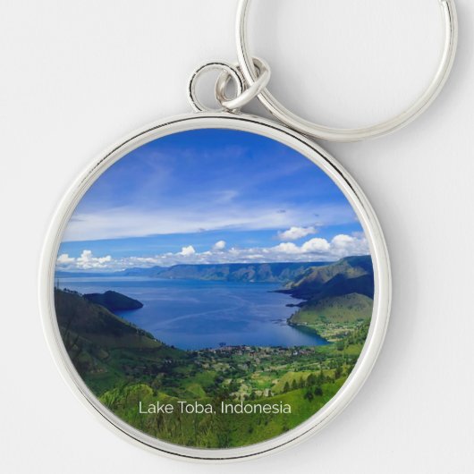 Tobasee, Indonesien landschaftliches Foto Schlüsselanhänger (Vorne)