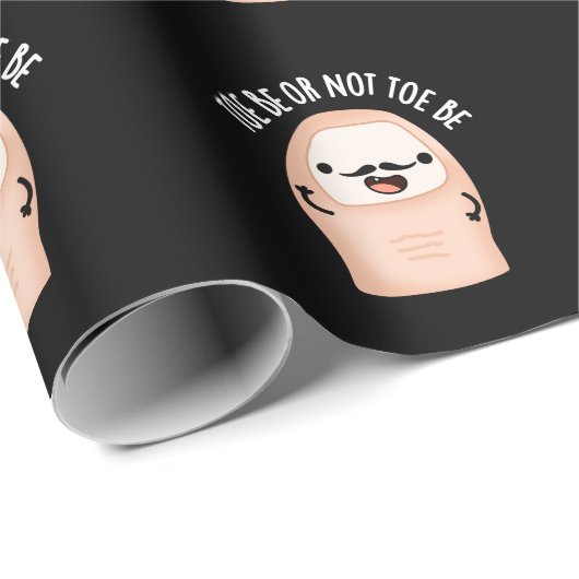 Tobe oder nicht zu sein lustige Shakespeare Pun Da Geschenkpapier (Rolleneckpunkt)