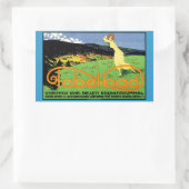 Tobelbad Rechteckiger Aufkleber (Tasche)