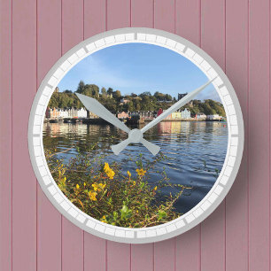 Tobermory auf der Insel Mull, Schottland Runde Wanduhr