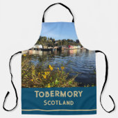 Tobermory, Insel Mull, Schottland mit Blume Apr Schürze (Vorderseite)