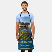 Tobermory, Insel Mull, Schottland mit Blume Apr Schürze (Getragen)