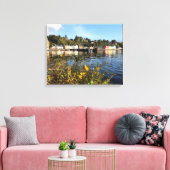 Tobermory, Insel Mull, Schottland mit Blume Leinwanddruck (Insitu (Wohnzimmer))
