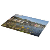 Tobermory, Insel Mull, Schottland mit Blume Schneidebrett (Ecke)