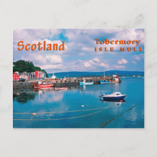 Tobermory, Insel Mull, Schottland Postkarte