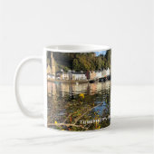 Tobermory, Isle of Mull, Scotland with Flowers Kaffeetasse (Links)