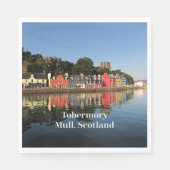 Tobermory, Mull, Schottland Serviette (Vorderseite)
