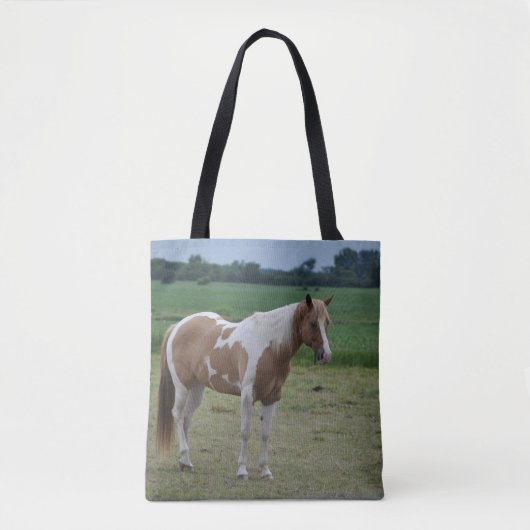 Tobiano Paint Horse Tasche (Vorderseite)