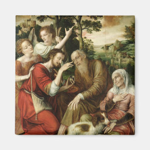 Tobias, der die Blindheit seines Vaters, 1563 Magnet