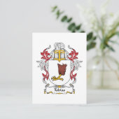 Tobias Familienwappen Postkarte (Stehend Vorderseite)