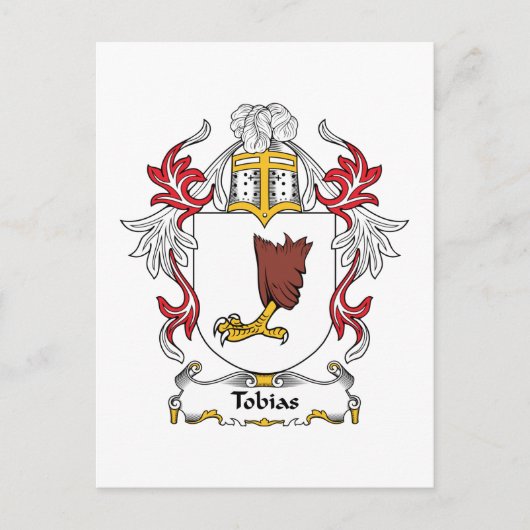 Tobias Familienwappen Postkarte (Vorderseite)
