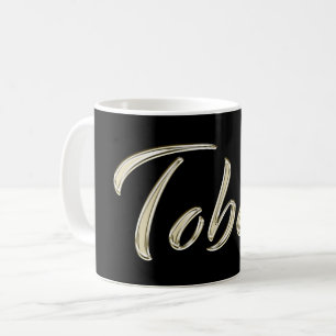 Tobias Name whitegold Tasse Teetasse Kaffeetasse