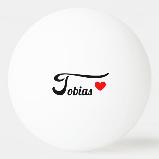 Tobias Tischtennisball (Vorderseite)